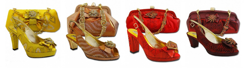 West African handbags and shoes