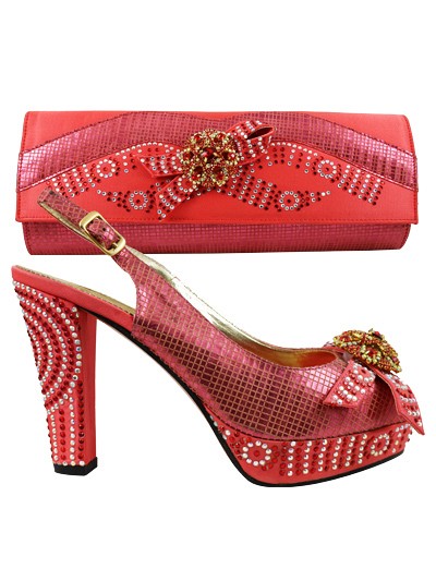 BGB2689 | Coral| Bruno Giordano | Shoes & Bag | Empire Textiles